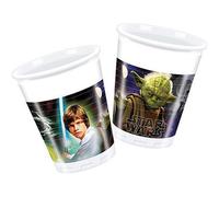 Star Wars Heroes And Villains Plastic Disposable Cup (Pack Of 8) Multicoloured (One Size)