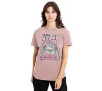 Star Wars Hippie Grogu Ladies T Shirt, Pink, X-Large
