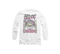 Star Wars Hippie Grogu Long Sleeve T-Shirt, White Star Wars White S