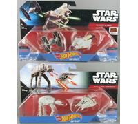 Star Wars Hot Wheels Vehicles (CGW90) AT-AT vs Snowspeeder TIE Fighter vs Ghost
