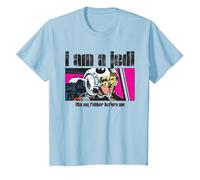 Star Wars I Am a Jedi Like My Father Before Me T-Shirt T-Shirt, Youth, Baby Blue, Small