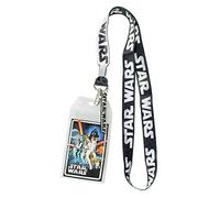 Star Wars ID Lanyard with Clear Badge Holder And Rubber Logo