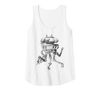 Star Wars Imperial Viper Probe Droid on Hoth Tank Top, Women, White, X-Large