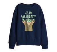 Star Wars It'S My Birthday Kids Sweatshirt, Navy, 12-13