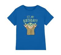 Star Wars It's My Birthday Unisex Kids T Shirt, Royal, 3-4 Years