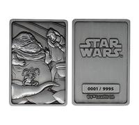 Star Wars Jabba the Hutt Collectible Metal Ingot - Limited Edition Display Plaque - Official Sci-Fi Memorabilia - Decorative Gift for Star Wars Fans & Collectors