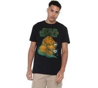 Star Wars Jabba Unisex T Shirt, Black, XXXX-Large
