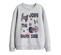 Star Wars Join The Dark Side Tie Fighters Kids Sweatshirt, Athletic Heather, 7-8
