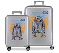 Star Wars Joumma Galaxy Luggage Set Silver 55/65 cm Rigid ABS Side Combination Lock 91L 5.6kg 4 Double Wheels Hand Luggage