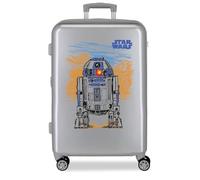 Star Wars Joumma Galaxy Medium Silver Suitcase 46x65x23 cm Rigid ABS Side Combination Closure 56L 3.1kg 4 Double Wheels Hand Luggage