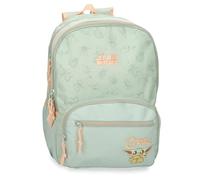 Star Wars Joumma Grogu School Backpack Adaptable to Trolley Green 32x44x17cm Polyester 24.68L, green, School Backpack Adaptable to Trolley