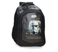 Star Wars Joumma Storm Trooper Double Compartment School Laptop 15.6 Inches Backpack Black 34x46x21 cm PVC 32,84L