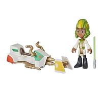 Star Wars Kai Brightstar Figure & Speeder Bike, 4"-Scale Action Figures & Vehicles, Toys for Kids