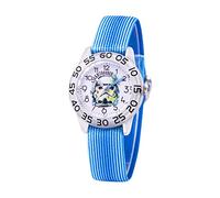 STAR WARS Kids Analog Quartz Watch with Nylon Strap, clear, strip