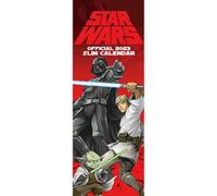 Star Wars (Kids) Calendar 2023 - Month to a View Slim Wall Calendar 15cm x 42cm - Official Merchandise