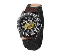 STAR WARS Kids Plastic Analog Quartz Watch Nylon Strap Camo Plastic Watch, Camouflage, Made of plastic