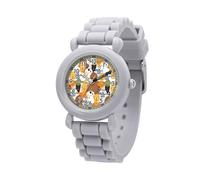 STAR WARS Kids Plastic Analog Quartz Watch Silicone Strap Grey Plastic Silicone, gray, Plastic and silicone