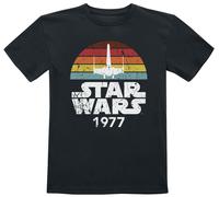Star Wars Kids - Rainbow X-Wing 1977 T-Shirt black 10 Years