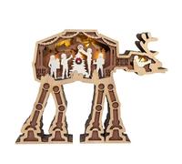 STAR WARS Kurt Adler 10.25" Iconic Light-Up at-at Table Piece