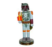 STAR WARS Kurt Adler 10-Inch Boba Fett with Present Nutcracker
