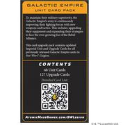 Star Wars: Legion Empire Card Pack Miniatures Expansion