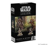 Atomic Mass Games | Star Wars Legion: Logray & Wicket Commander Expansion | Miniatures Game | Ages 14+ | 2 Players | 90 Minutes Playing Time