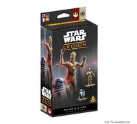 Asmodee | Star Wars Legion - R2-D2 & C-3P0 Operative Expansion | Tabletop Miniature Game | Ages 14+ | 2 Players | 90+ Minutes Playing Time
