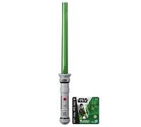 Star Wars Level 1 Green Lightsaber Toy with Light-Up Extendable Blade