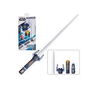 Star Wars Lightsaber Forge Ahsoka Tano Extendable White Lightsaber Roleplay Toy for Kids Ages 4 and Up