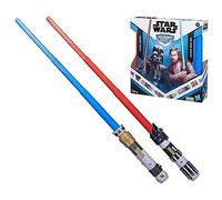 Star Wars Lightsaber Forge Darth Vader Against Obi-Wan Kenobi, Red and Blue Lightsabers, Customisable Children's Toys