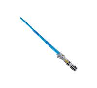 STAR WARS Lightsaber Forge Luke Skywalker Electronic Extendable Blue Lightsaber Toy, Customizable Roleplay Toy, Kids Ages 4 and Up