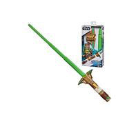 Star Wars Lightsaber Forge Yoda Extendable Green Lightsaber Customizable Roleplay Toy, Ages 4 and Up