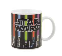 Star Wars Lightsaber Heat Change Mug - Officially Licensed Disney Merchandise, Add Hot Drink to Reveal Lightsabers, Gift for Star Wars and Mandalorian Fans, 295ml (10 fl oz)| Paladone