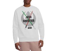 Star Wars Lightsaber Jedi Master Dad Unisex Sweatshirt S-2XL, White