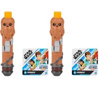 Star Wars Lightsaber Squad Chewbacca, Extendable Yellow Lightsaber, Toys for Kids (Pack of 2)