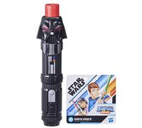 STAR WARS Lightsaber Squad Darth Vader Extendable Red Lightsaber Roleplay Toy for Kids Ages 4 and Up, Multicolored (F1041)