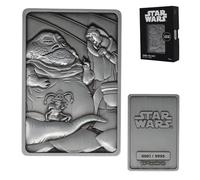 Star Wars Collectible Ingot - Jabba the Hutt - Embossed Metal, Individually Numbered, Display Stand