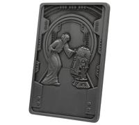 Star Wars Collectible Metal Ingot 'My Only Hope' – Limited Edition Display Plaque, Princess Leia