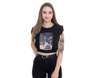 Star Wars - Logo Japanese Crop - Top - black - L - 100% Cotton L