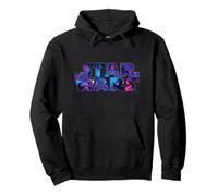 Star Wars Logo Retro 90s Galaxy Pullover Hoodie