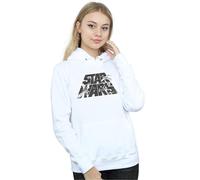 Star Wars Logo Space Sketch Hoodie In White White XL