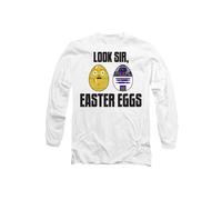 Star Wars Look Sir, Easter Eggs Long Sleeve T-Shirt, White Star Wars White L