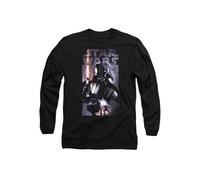 Star Wars Lord Darth Vader Portrait Poster Long Sleeve T-Shirt, Black Black XXL