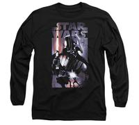 Star Wars Lord Darth Vader Portrait Poster Unisex Long Sleeve T Shirt, Black, Small