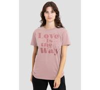 Love Is The Way T-Shirt, Powder Rose Star Wars Rose XL