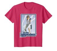 Star Wars Luke Skywalker 70s Retro T-Shirt T-Shirt, Youth, Red Heather, 3T
