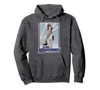 Star Wars Luke Skywalker Saber Pose Pullover Hoodie, Adult Unisex, Dark Heather Grey, Small