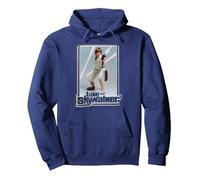 Star Wars Luke Skywalker Saber Pose Pullover Hoodie, Adult Unisex, Navy Blue, XX-Large