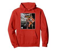 Star Wars Luke Skywalker X-Wing Dreams Do Come True Pullover Hoodie, Adult Unisex, Red, Small