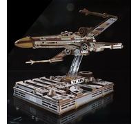 UGEARS Star Wars™ Luke Skywalker`s X-Wing Starfighter™ 3D Puzzle - Wooden Model Kits for Adults to Build Star Wars Gifts for Men for Birthday - 3D Wooden Puzzles for Adults Building Set 455 Pcs
